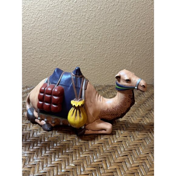 Vintage 1971 Holland Mold Camel Figurines Set Of 2 Hand-Painted Collectibles - Picture 6 of 9